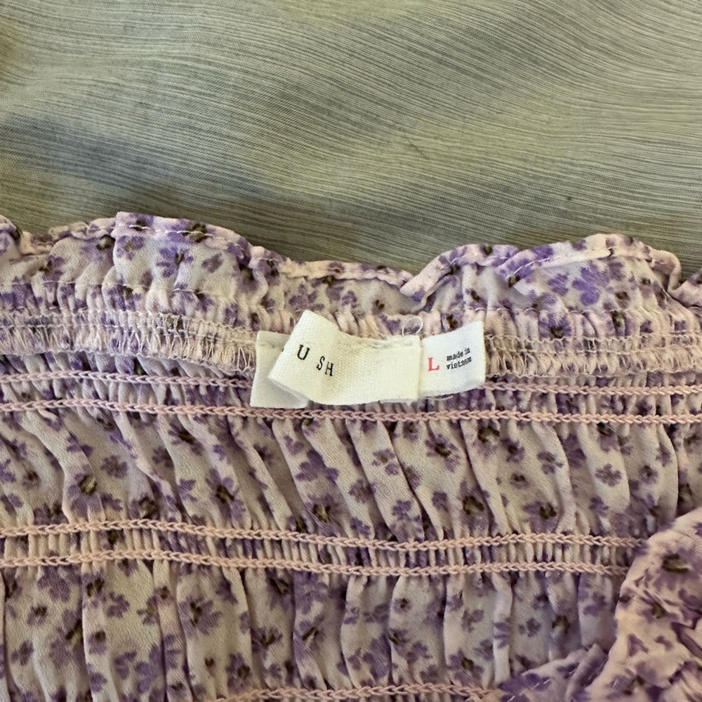 never worn, purple tank top